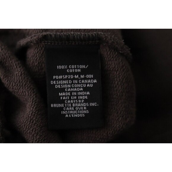 Brunette the Label Women’s Small Gray Activewear Shorts Casual Cotton West Logo - Picture 5 of 6